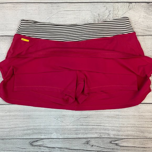 WOMENS LOLE LANGELINIE HOT PINK ATHLETIC TENNIS SKORT SKIRT SHORTS MEDIUM - Picture 8 of 13